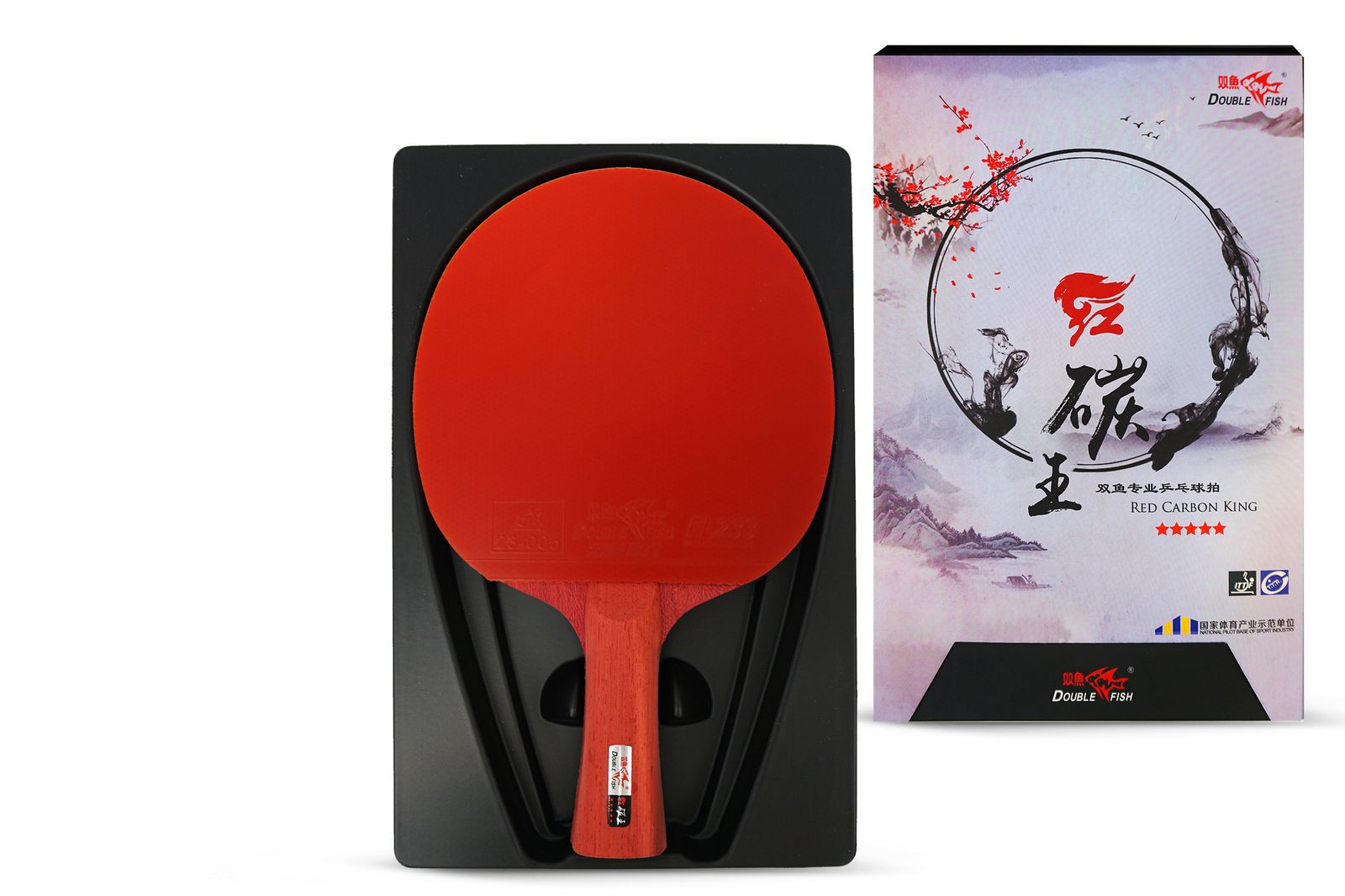 Ракетка для н/т Double Fish Red Carbon King 5* фото №15