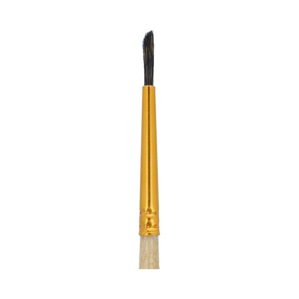 Кисть белка круглая №02, 5 шт, короткая ручка, Mr.Painter SQR 301-02