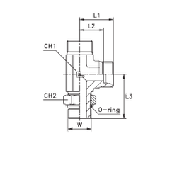 Штуцер FRLA DL08 UNF 7/16 (корпус)