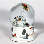 Новогодний шар со снегом "Сочельник"