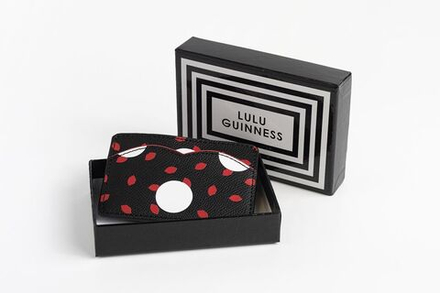 Дизайнерский кошелек Lulu Guinness для кредитных карт