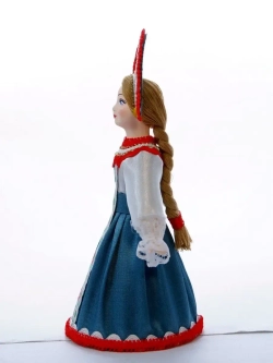 Кукла коллекционная фарфоровая Любава в русском костюме