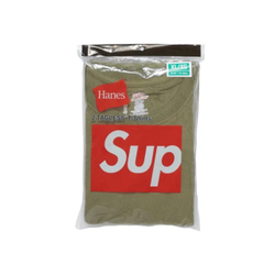 Футболки Supreme x Hanes Cotton T-Shirt Olive Green (2 шт.)