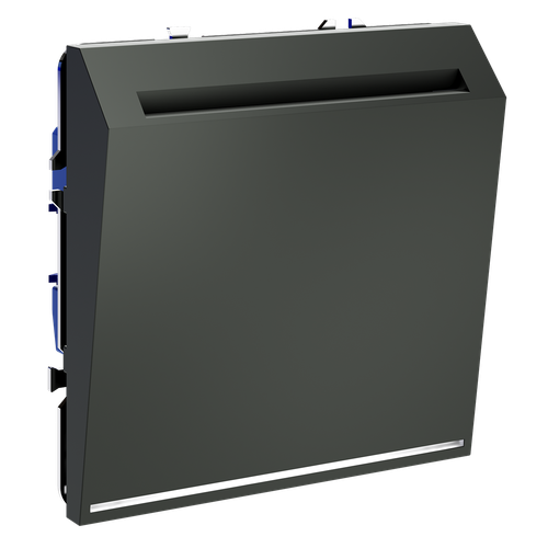 Выключатель встраиваемый VOLTUM S70 карточный 16А, (титан)