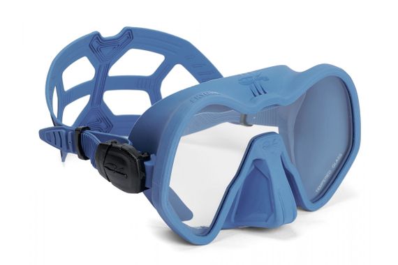 Маска C4 Carbon Skyline Antifog blue jeans