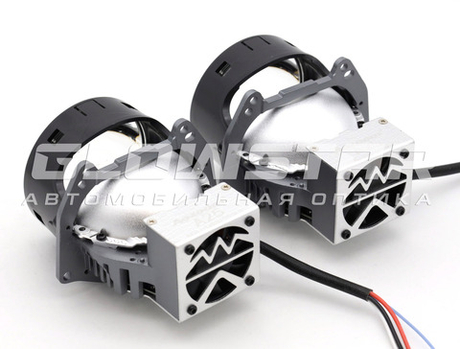 Билед модули Aozoom A25 3.0 дюйма, 2 чипа, 5500K, 12V, 66W/75W, крепление 3R (комплект, 2шт)