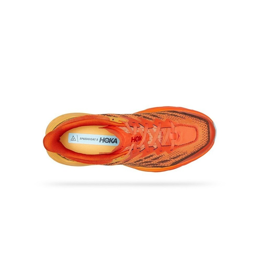 Кроссовки мужские HOKA M SPEEDGOAT 5 WIDE Puffins Bill / Amber Yellow