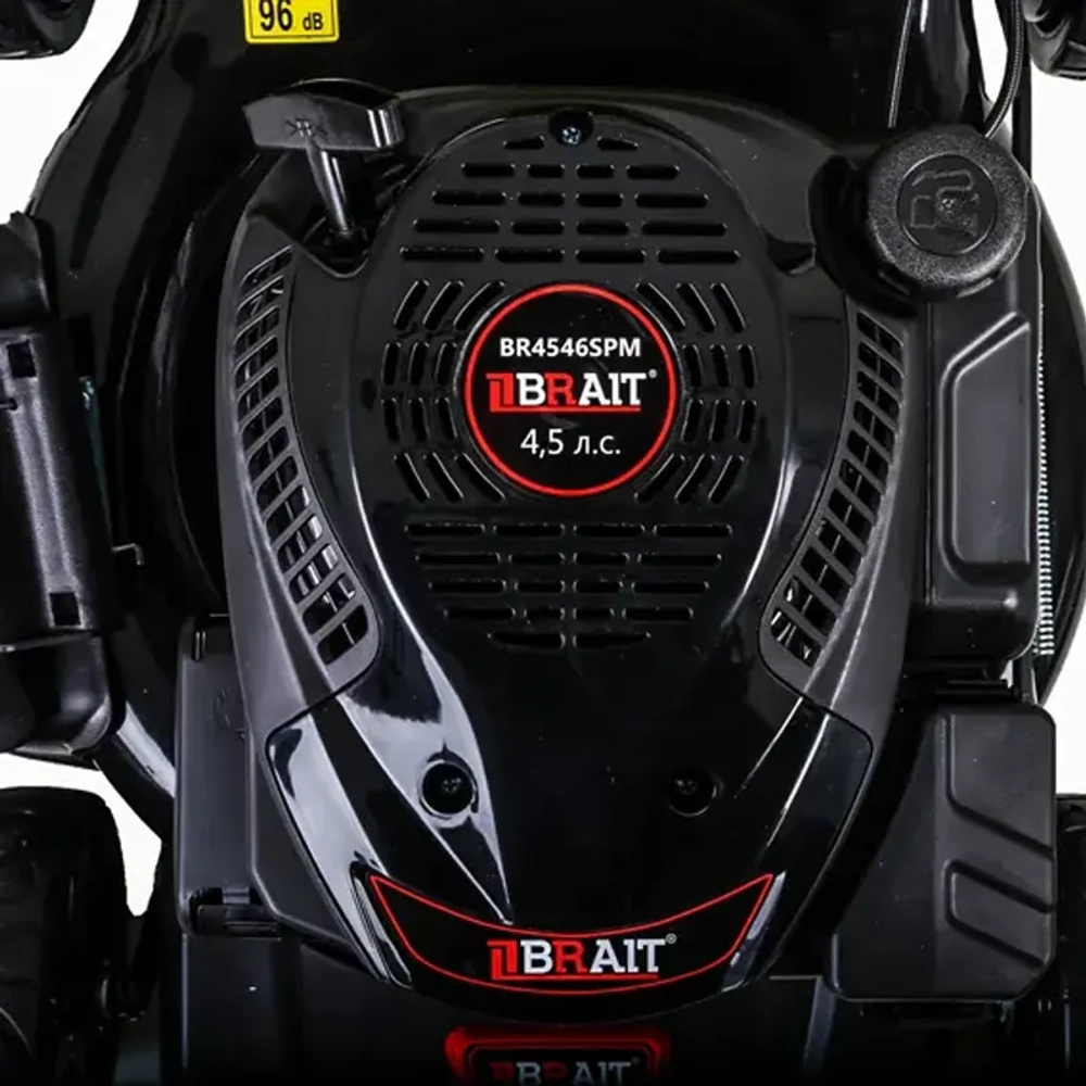 Газонокосилка бензиновая BRAIT BR4546SPM: 4 л.с., нож 46 см, 06.03.007.086