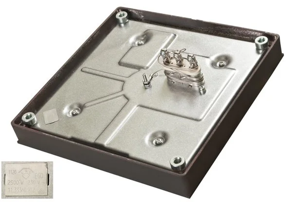 Конфорка 300х300 2,5 кВт 230В KOGAST 72385