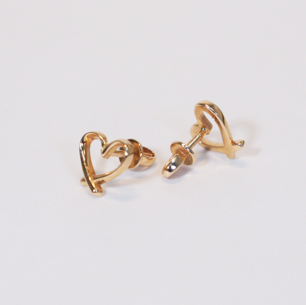 Пусеты Сердце