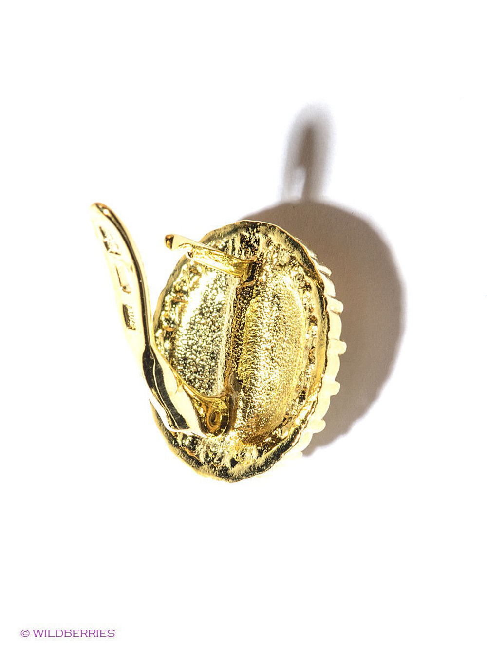 "Анды" серьги в золотом покрытии из коллекции "Самоцветы" от Jenavi  с английским замком