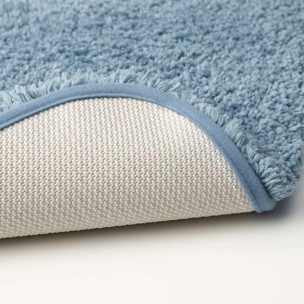 Коврик для туалета IKEA ALMTJARN (АЛЬМТЬЯРН), Голубой, 55х60 см