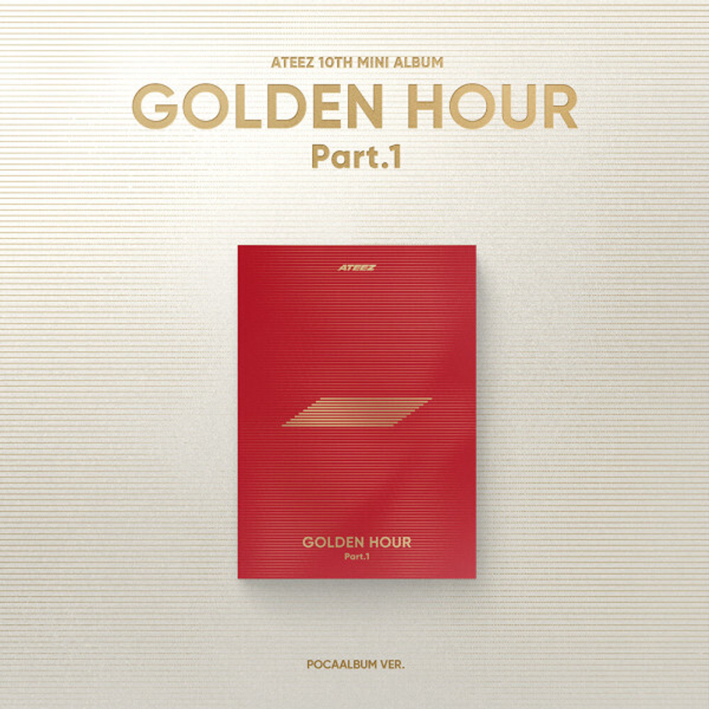 Альбом ATEEZ - 10th Mini Album GOLDEN HOUR : Part.1 (POCAALBUM VER.)