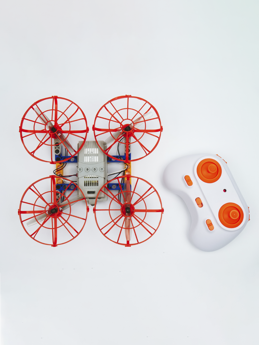 gkfescc XYQ-9A | дрон-конструктор и машинка DIY 2-в-1