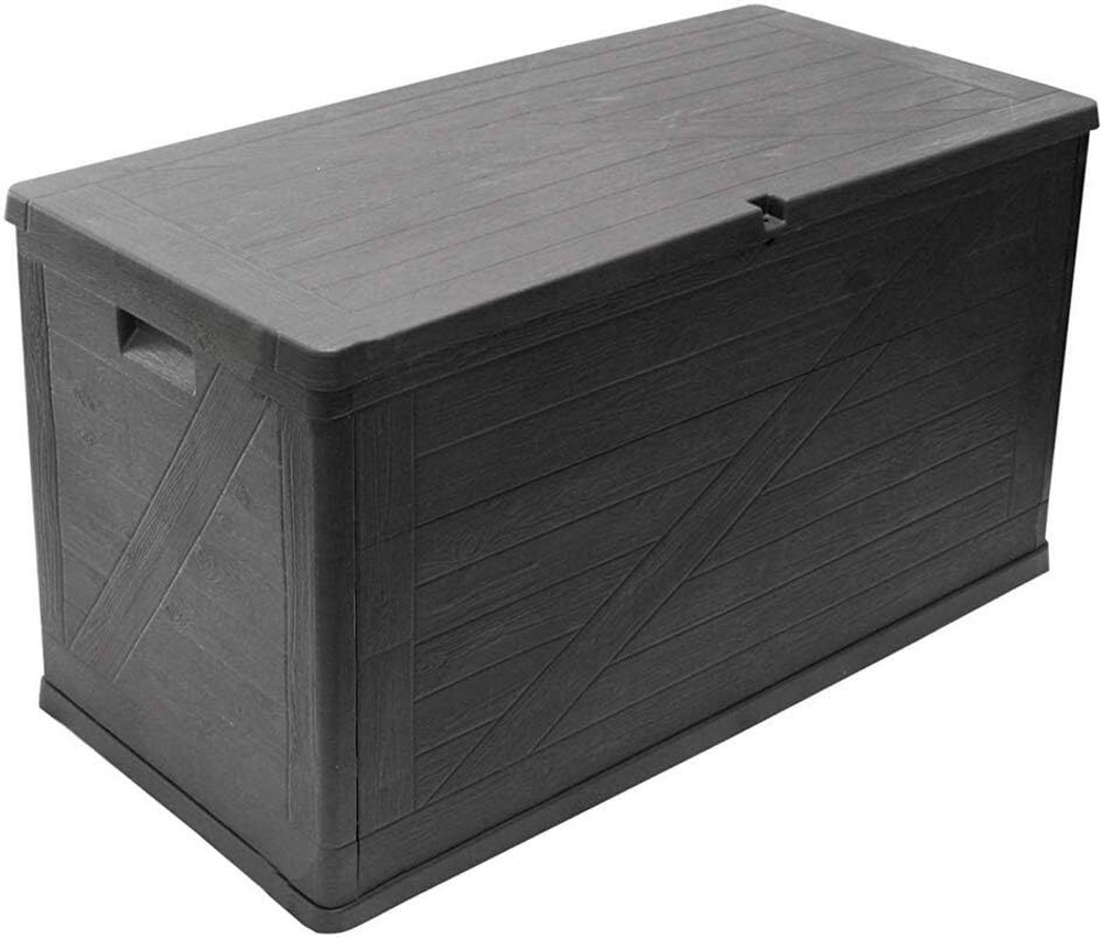 Пластиковый сундук Toomax Multibox Wood 420 л anthracite