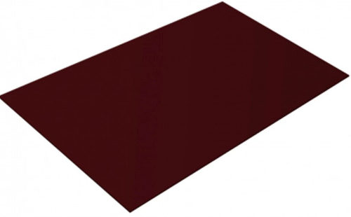 Лист с ЛКП 0,45 1250х2500 RAL 3005 Красное Вино
