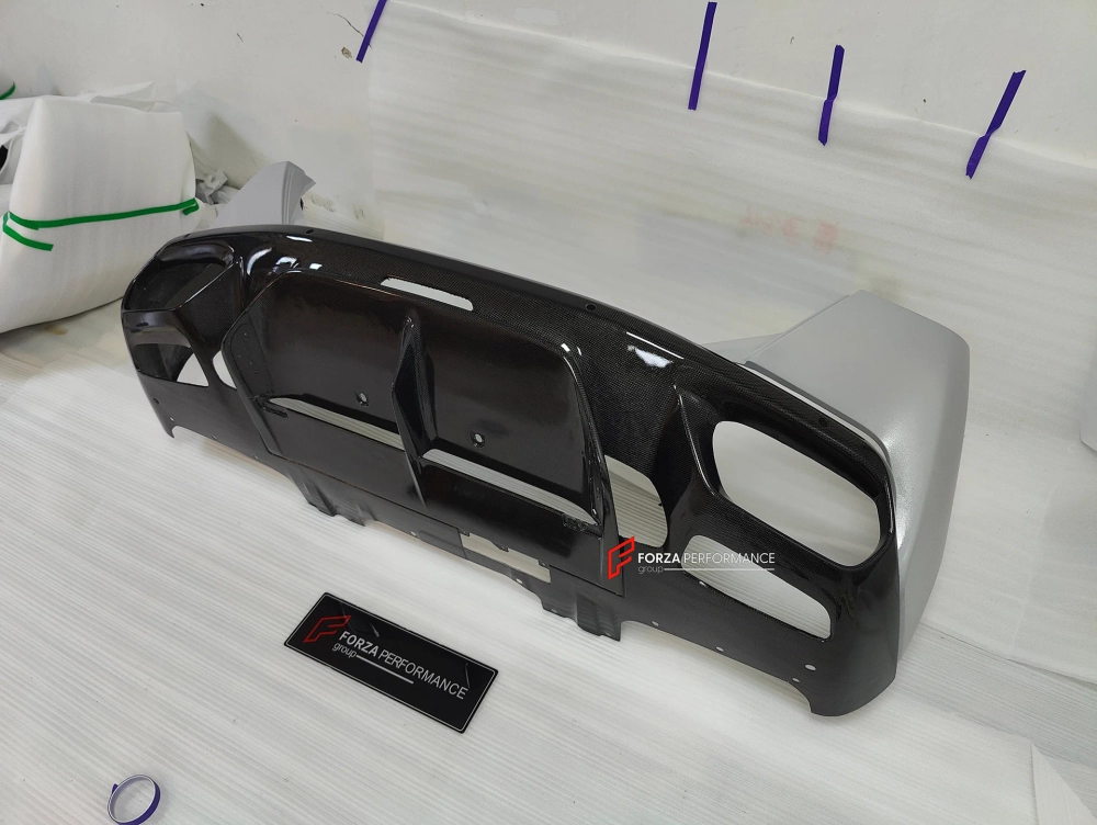 Карбоновый задний бампер с диффузором заднего бампера для FERRARI PORTOFINO 2017–2021 Феррари