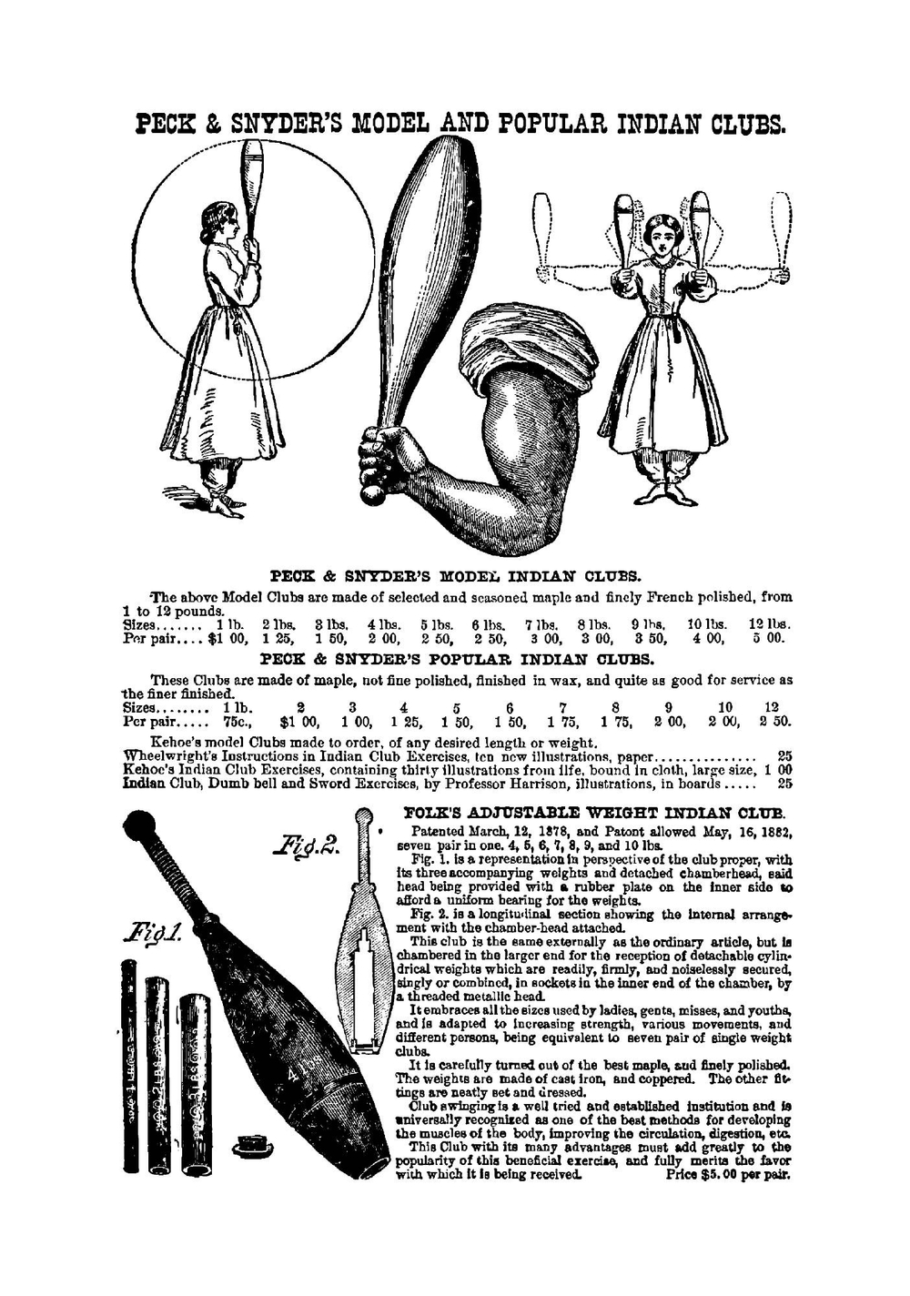 The Indian club exercise: with explanatory figures and positions | Simon D Kehoe