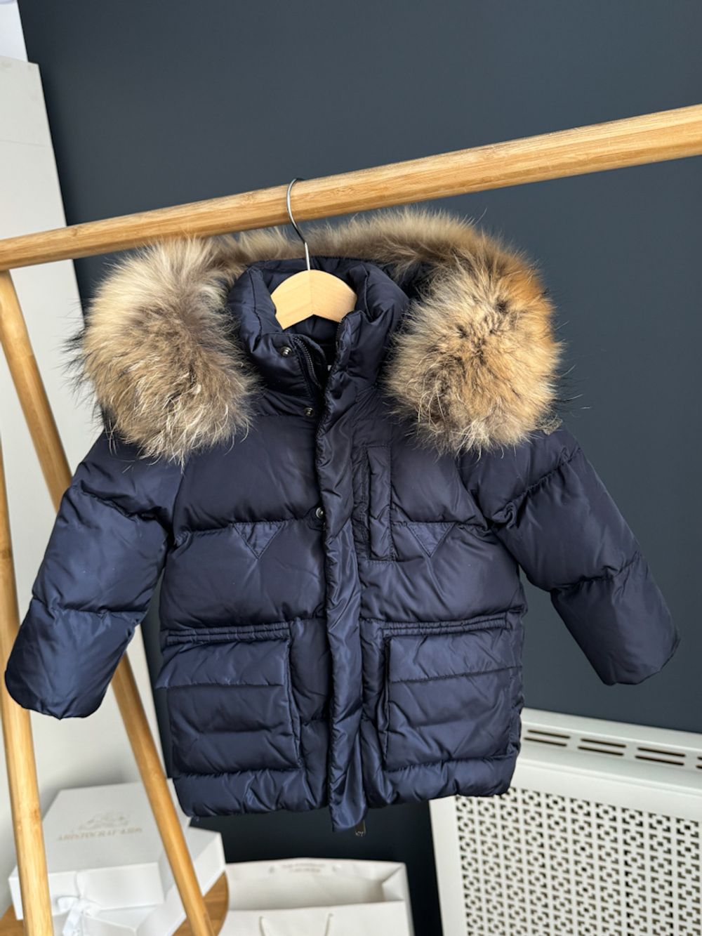 Пуховый комплект Il Gufo с шапкой, 92