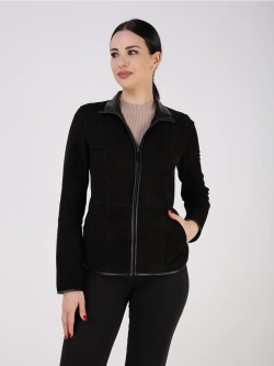 Кожаная куртка демисезонная замшевая двухсторонняя