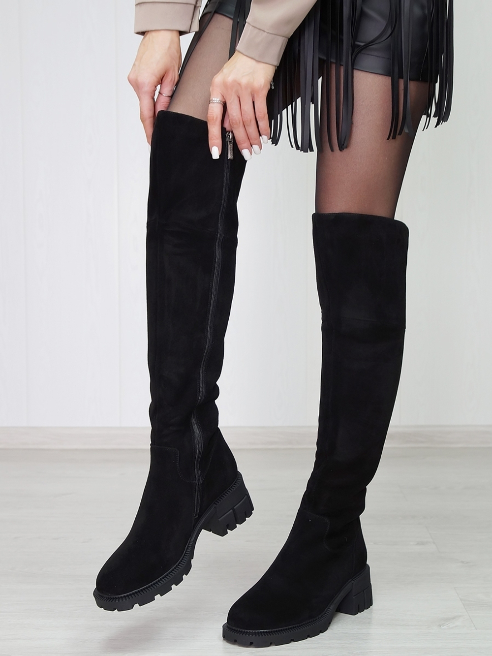 Ботфорты женские зимние