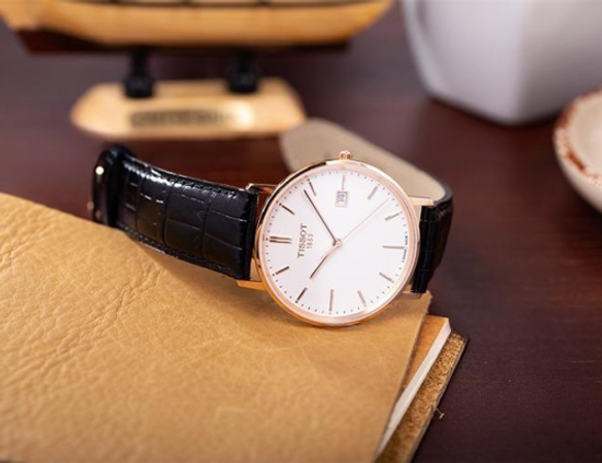 Tissot T922.410.76.011.00 мужские часы Tissot Goldrun T-Gold на ремне