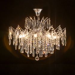 Citilux Селена CL302180 Люстра хрустальная Хром