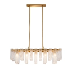 Люстра на штанге Indigo BRINA 12027/10PL Brass V000367