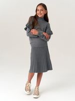 Джемпер для девочки AT244 серый