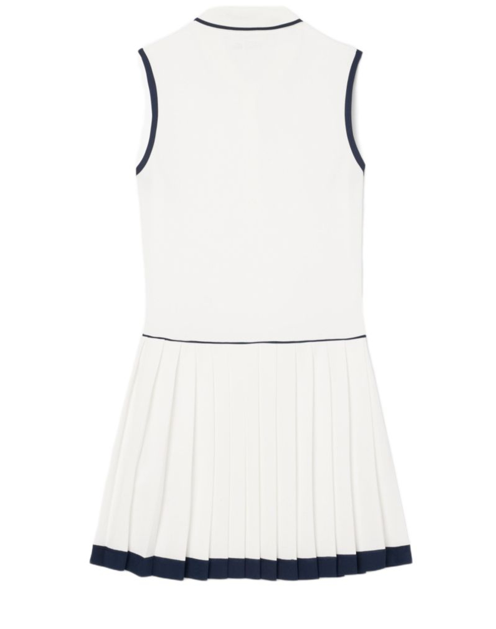Теннисное платье Lacoste Ultra Dry Tennis Heritage - white/navy blue