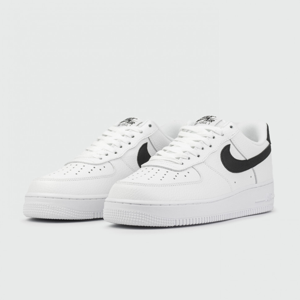 кроссовки Nike Air Force 1 Low White / Black Swoosh
