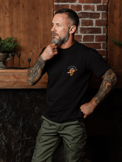 Футболка Варгградъ мужская черная «Ярость севера»