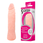 Реалистичный фаллоимитатор 19см с шишечками под головкой Baile BW-007006G