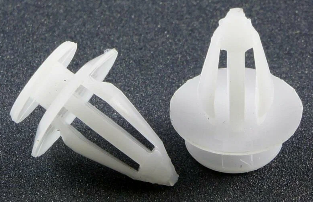 Клипса обшивки двери 2170-6102053 завод БЕЛАЯ (100шт)