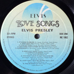Elvis Presley ‎– Elvis Love Songs (Англия 1979г.)