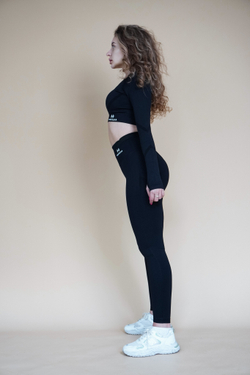 Женский рашгард Gantelka Infinity rush черный