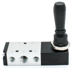 4H330C-10-S Пневмораспределитель с ручным управлением 5/3