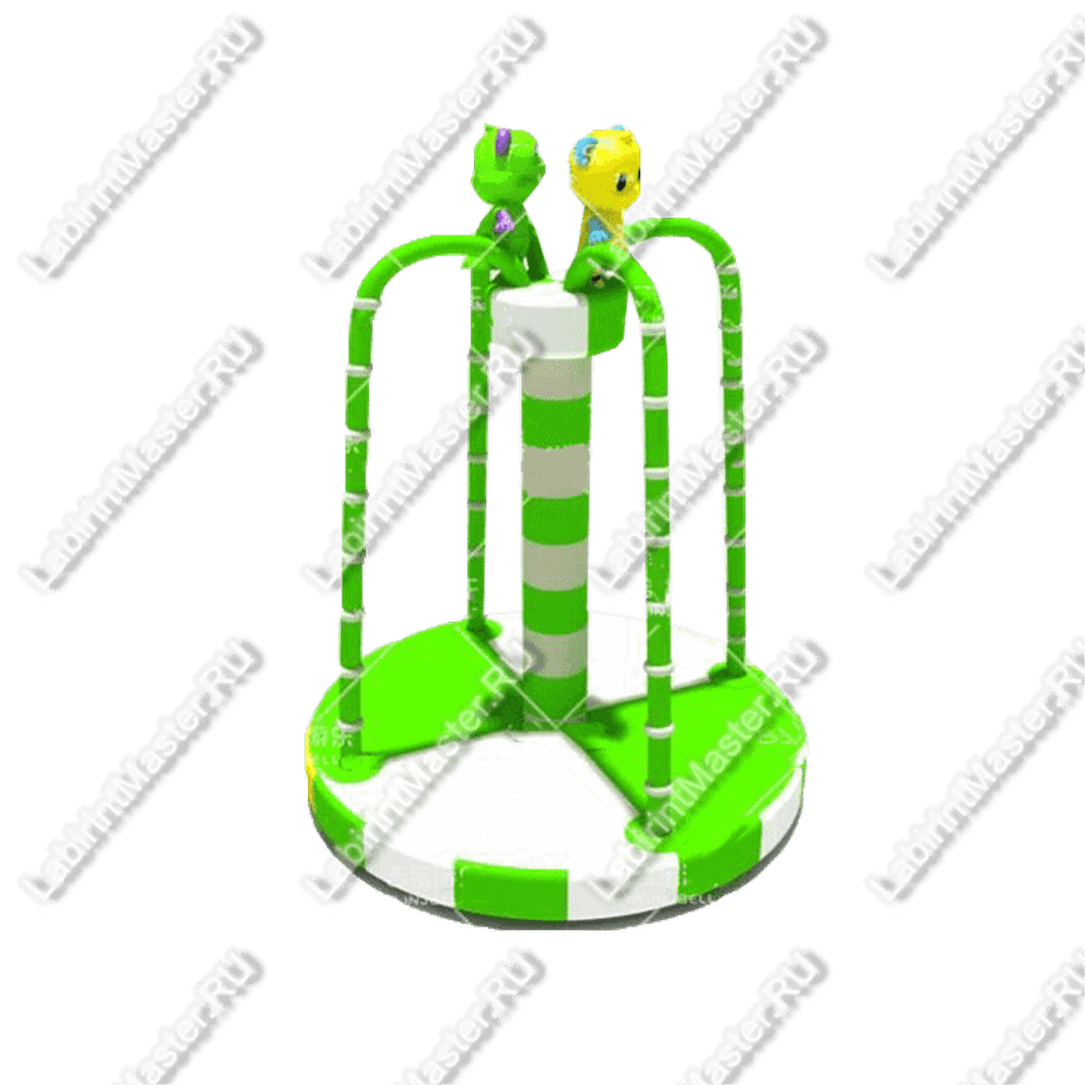 Электрическая карусель детская 4KIDS "Приключение"