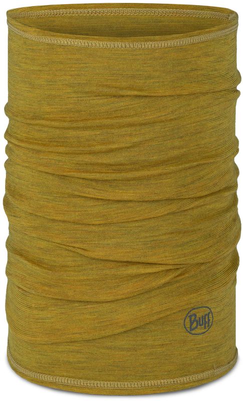 Шерстяной шарф-труба Buff Merino Lightweight Multistripes Maize Фото 7