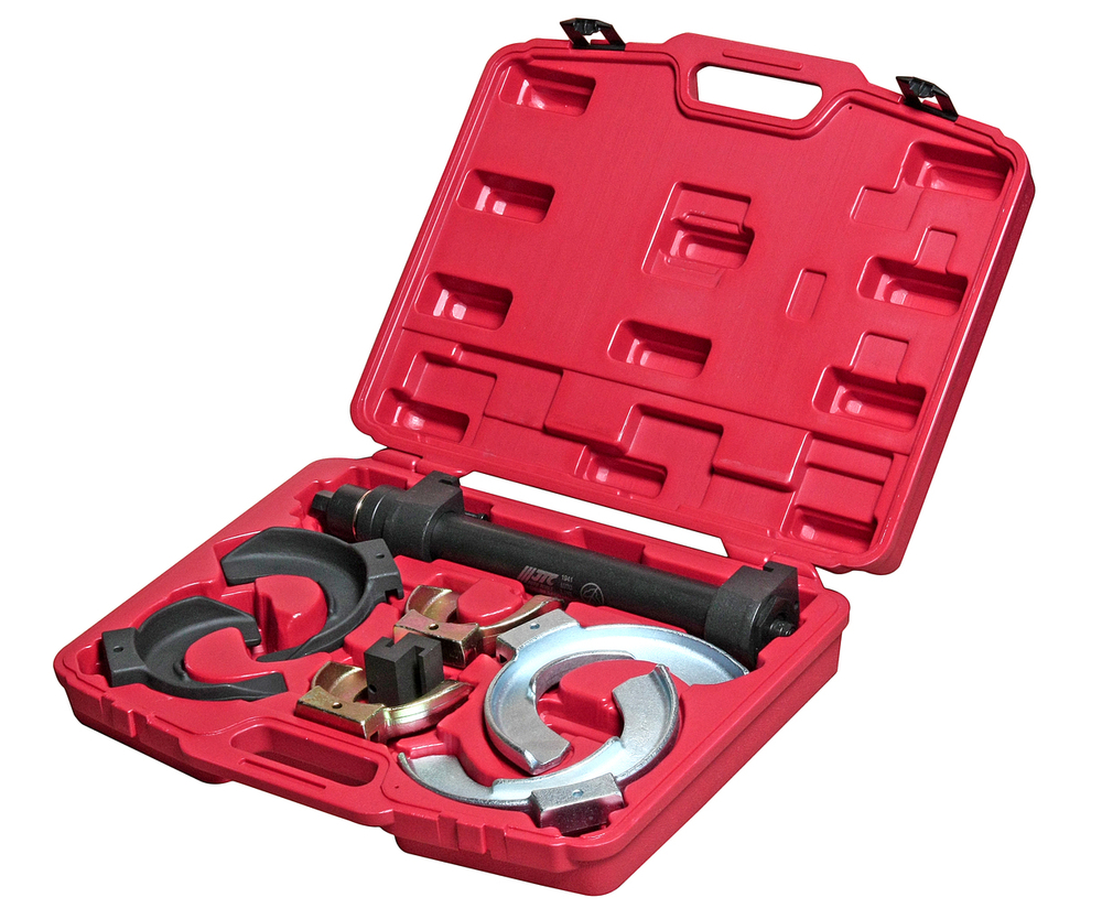 Набор для снятия пружин (3 пары захватов) для подвесок типа "Макферсон" в кейсе JTC