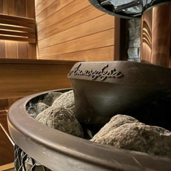 Банная печь «Атмосфера L сетка нержавейка