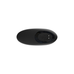 Черный анальный вибромассажёр с 10 режимами возвратно-поступательных движений - 14,5 см.