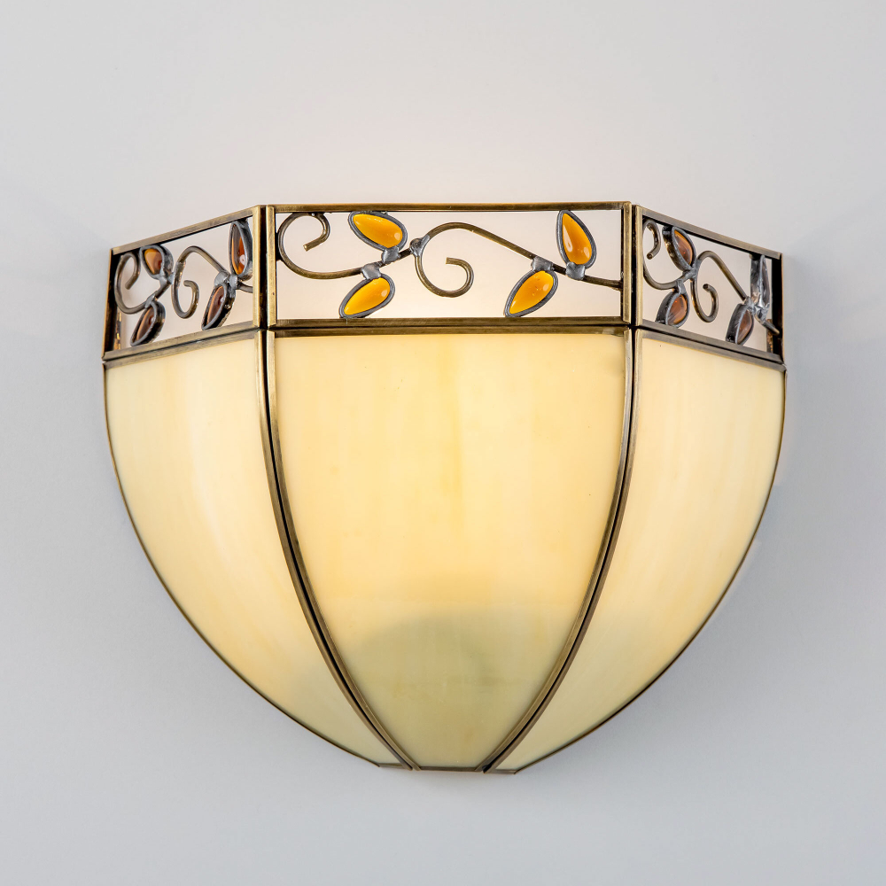 Citilux Шербург-2 CL440411 Бра витражное Бронза