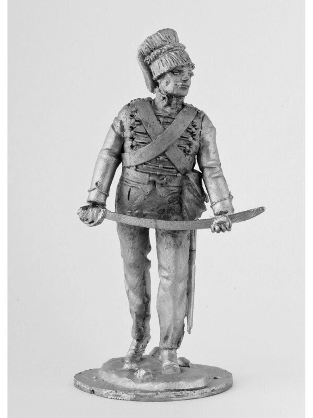 Оловянный солдатик Лейтенант 11 гусарского полка, (Англия) 1855 г.