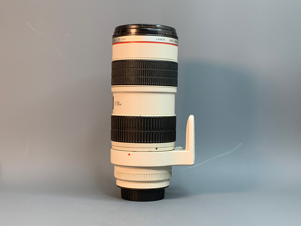 Canon EF 70-200mm f/2.8L IS USM, царапина на линзе