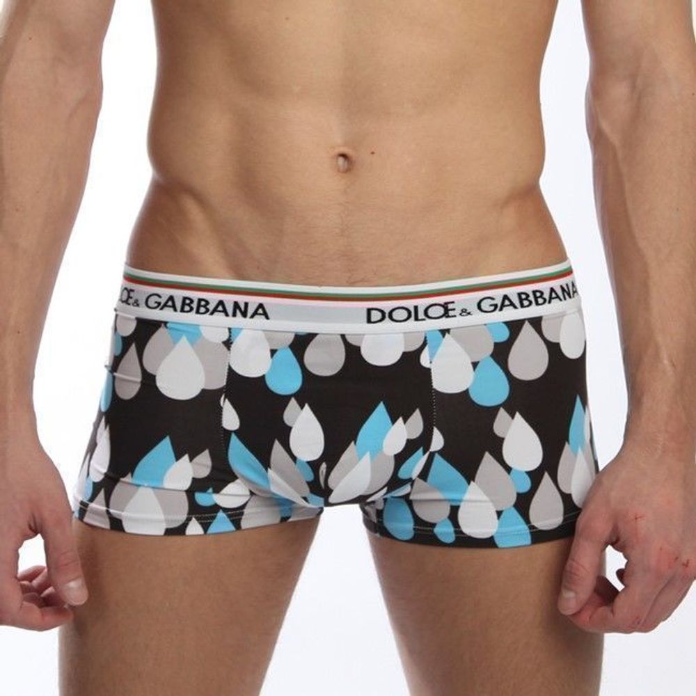 Мужские трусы боксеры в каплю Doloe Gabbana Colorful Drops