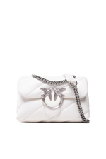 MINI LOVE BAG PUFF MAXI QUILT – white silver