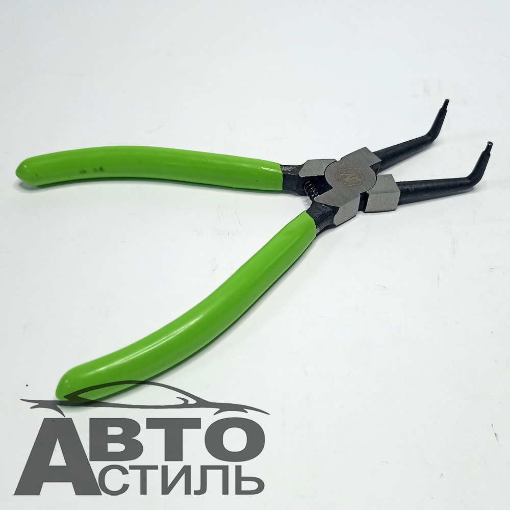 Сжим стопорных колец 180мм "АвтоТорг" АТ51246 (ЗАГНУТЫЙ, ручка простая)