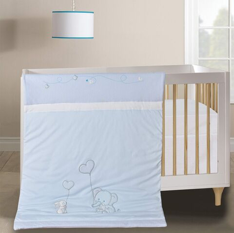 Одеяло детское 90х120 Sofi De MarkO Слоник голубое