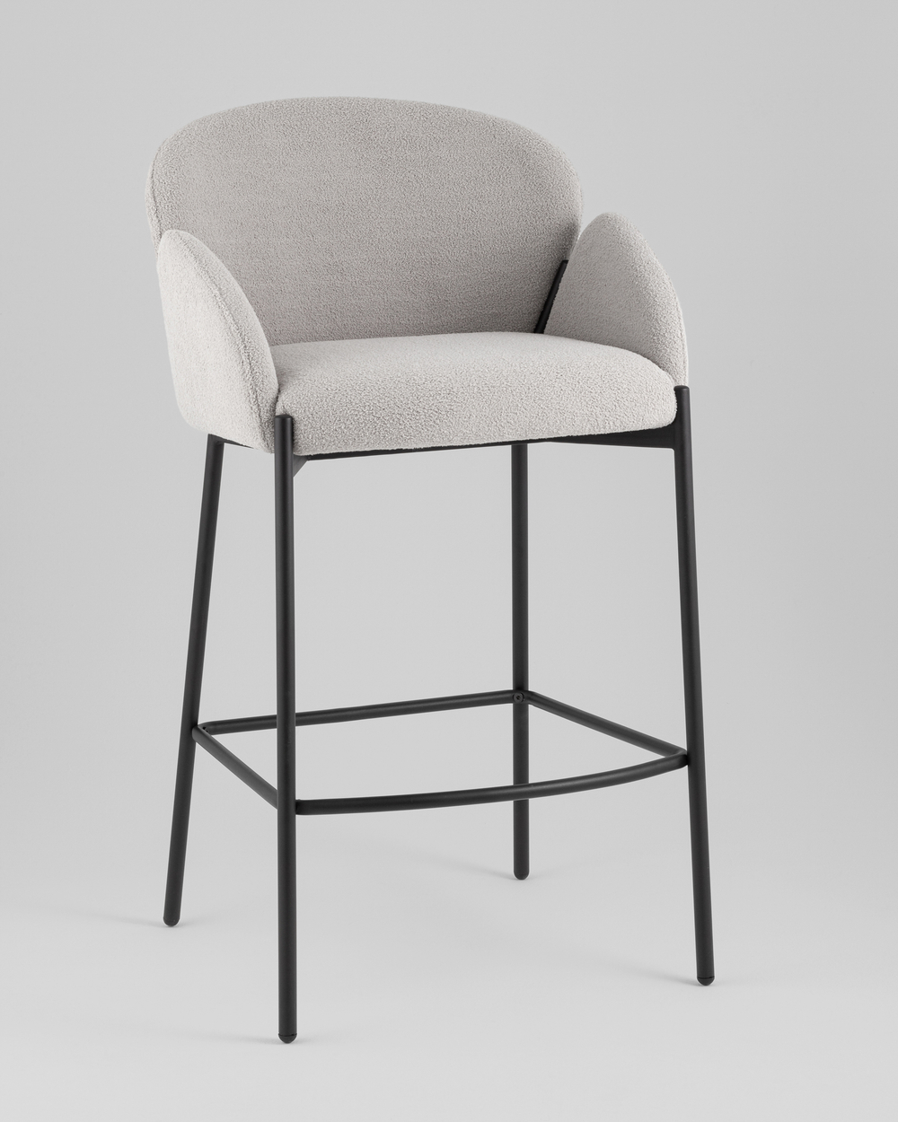 Стул полубарный Melia светло-серый